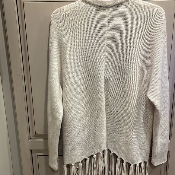 360 Cashmere Fringe Cardigan - Picture 5 of 5